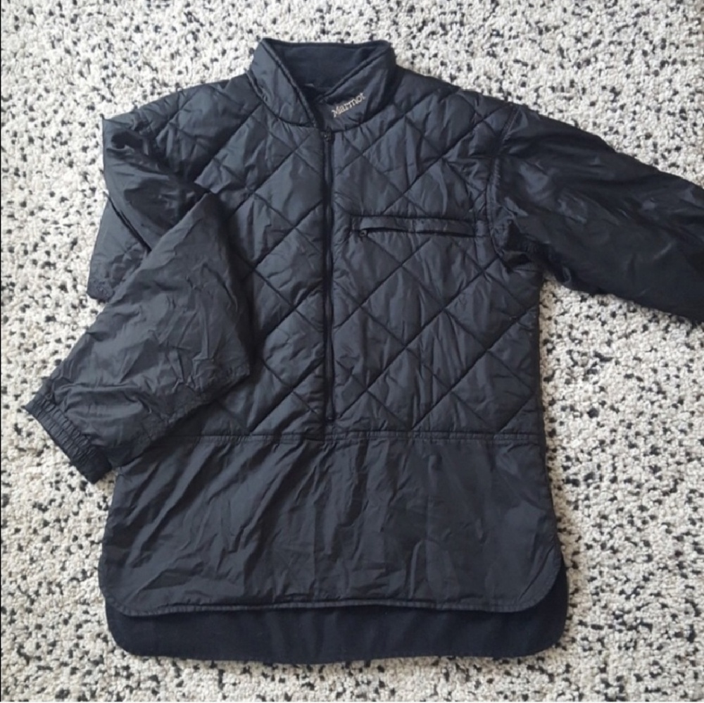 ISO Marmot 3/4 zip quilted pullover